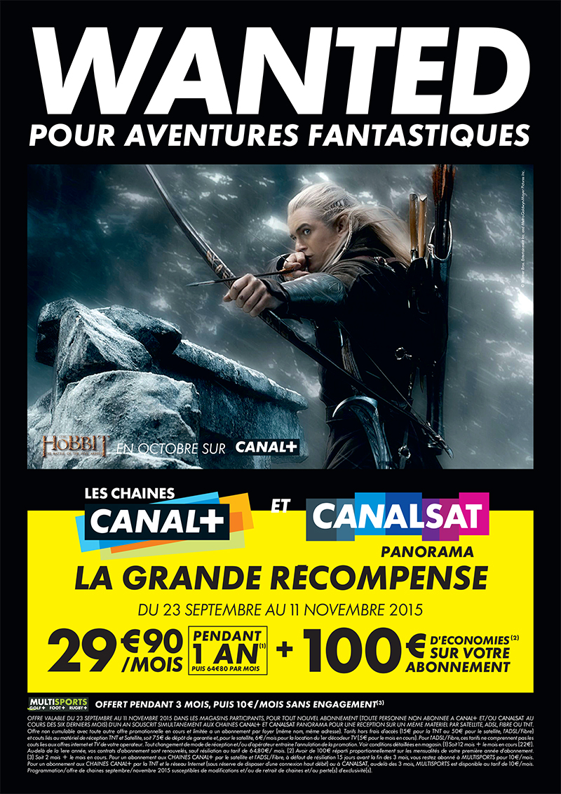 Promotion canal sat